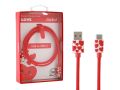 Kabel do ładowarki USB-C z serduszkami