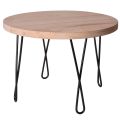 Metalowa noga do mebli kręcona DX40 cm czarna