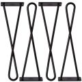 Metalowa noga do mebli kręcona DX50 cm czarna