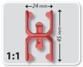 Klocki konstrukcyjne Klix - 150 elementów