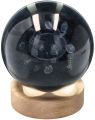 Lampka kryształowa kula Kot 6 cm