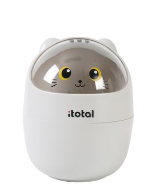 Mini kosz na biurko Szary kot