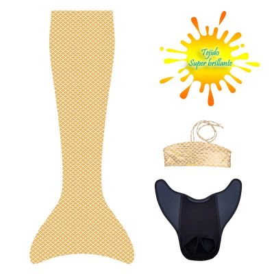 Syreni ogon - monopłetwa Aquaris do pływania Sunny + Bikini