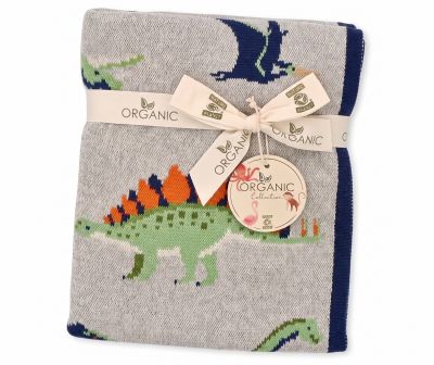 Nature Planet Koc z bawełny organicznej Dinozaury