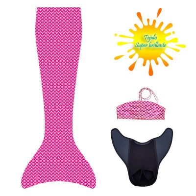 Syreni ogon - monopłetwa Aquaris do pływania Bora + Bikini