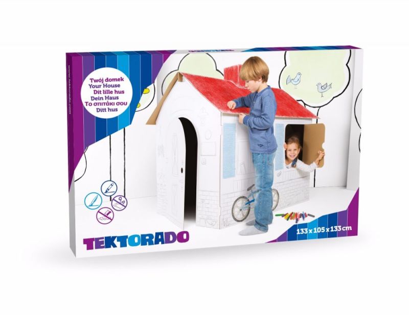 Domek Tektorado kartonowy duży