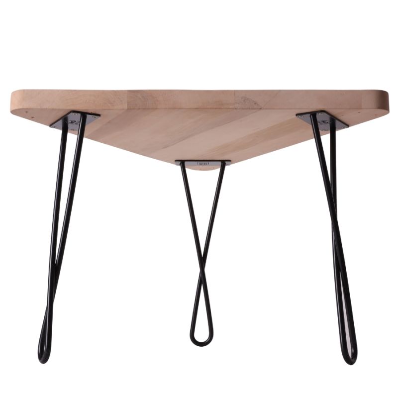 Metalowa noga do mebli kręcona DX50 cm czarna