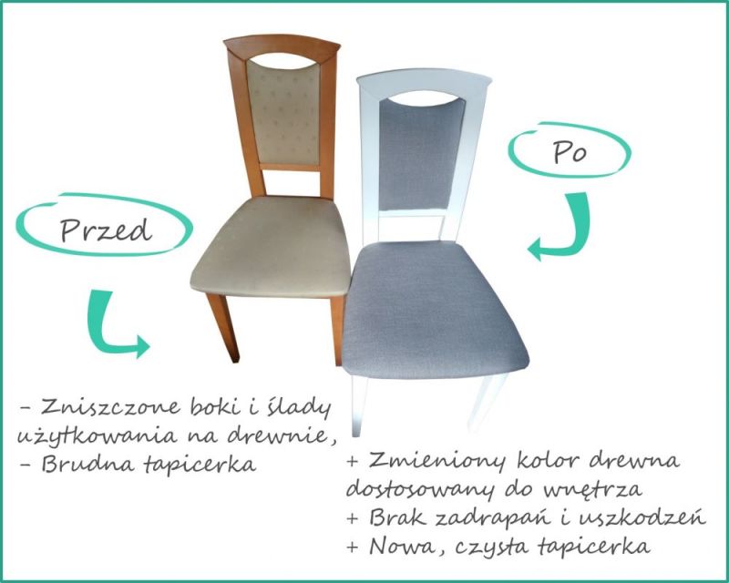 Farba kredowa do renowacji mebli - biała 1 litr