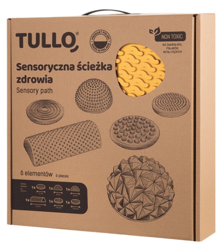 Tullo Pastelowa Ścieżka sensoryczna 6 elem.