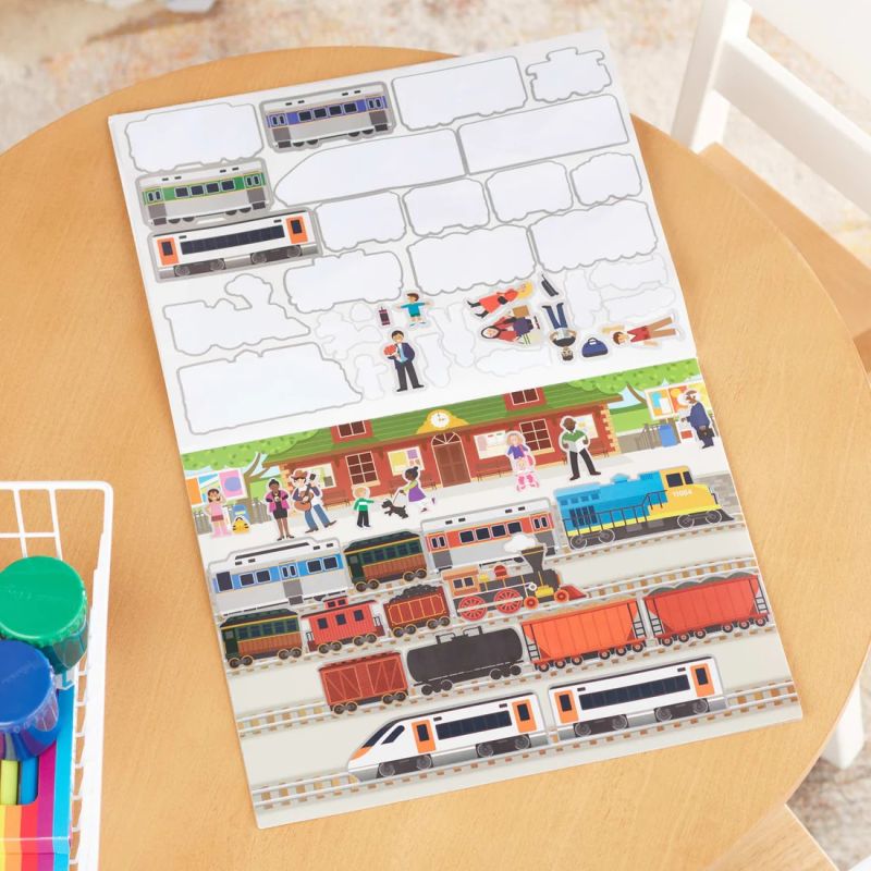 Melissa and Doug - Naklejki wielokrotne Pojazdy