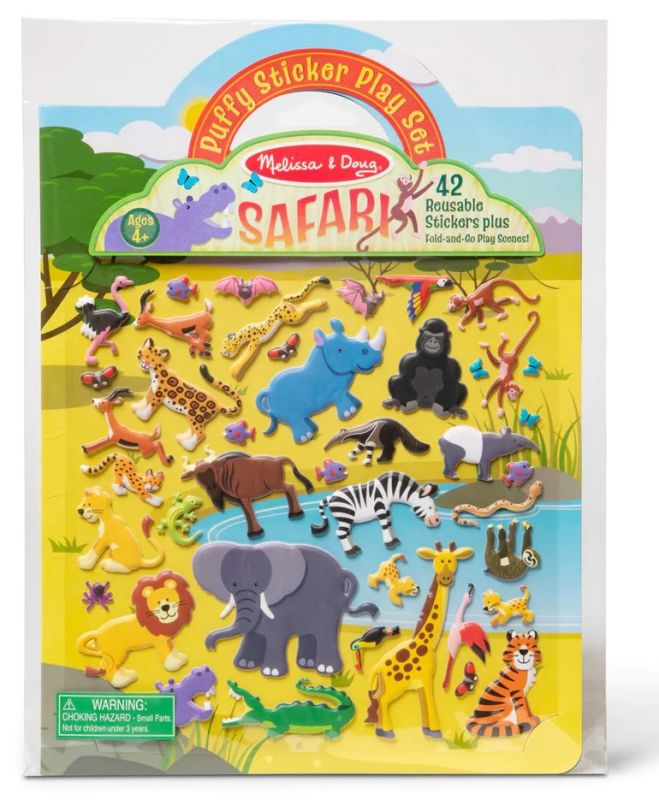 Naklejki wypukłe wielorazowe – Safari
