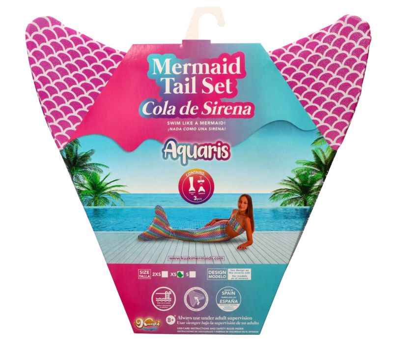 Syreni ogon - monopłetwa Aquaris do pływania Bora + Bikini
