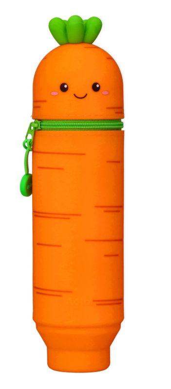 Silikonowy piórnik tuba Marchewka