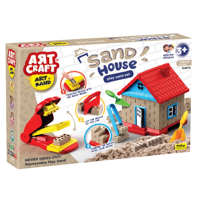 ART CRAFT Zbuduj domek z piasku kinetycznego