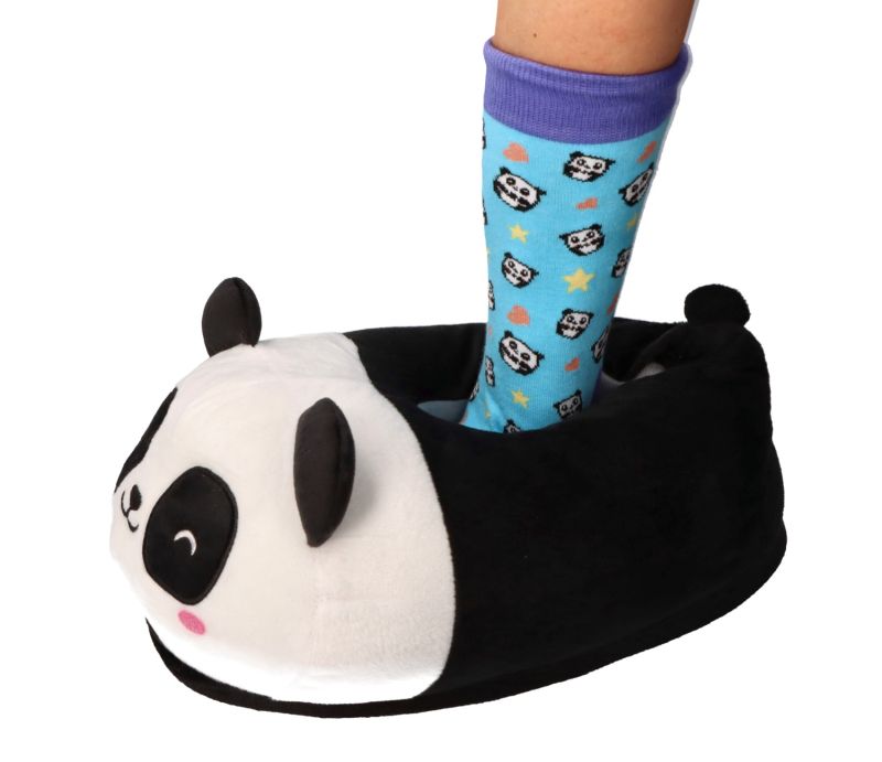 Kapcie pluszowe Pandastic