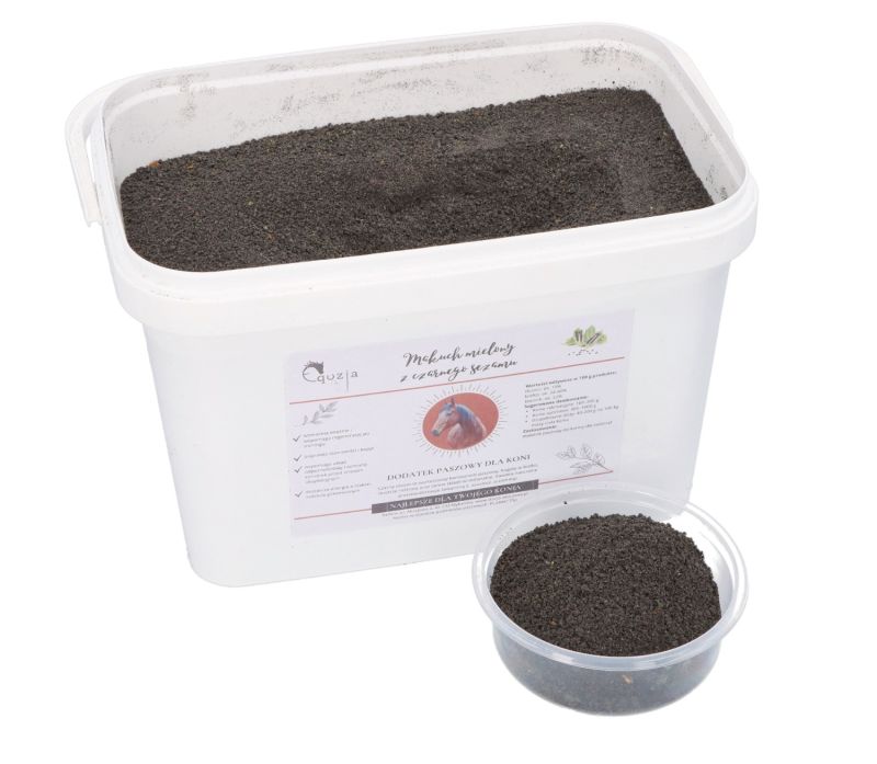 Makuch mielony z czarnego sezamu 3kg
