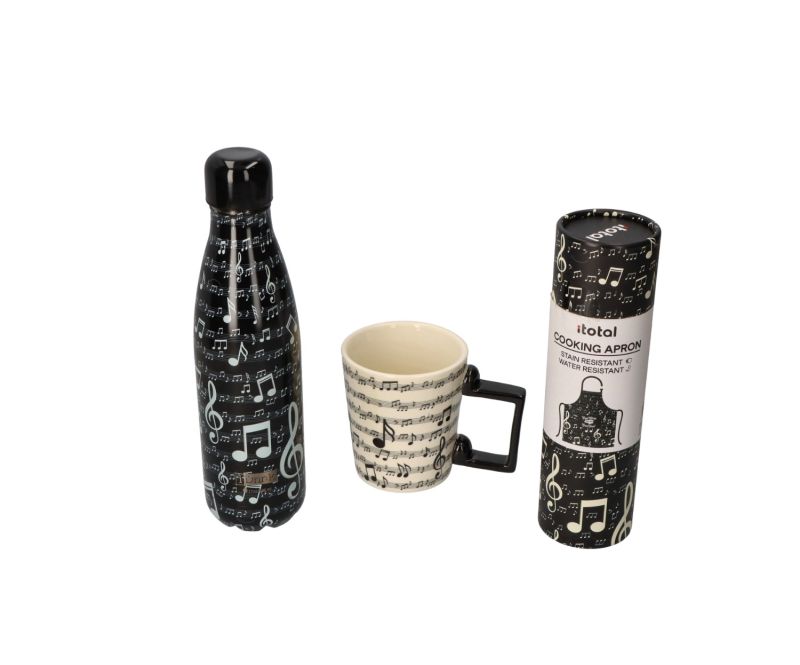 Kubek ceramiczny z motywem muzycznym