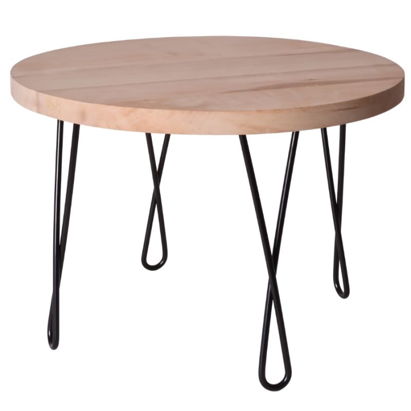Metalowa noga do mebli kręcona DX40 cm czarna