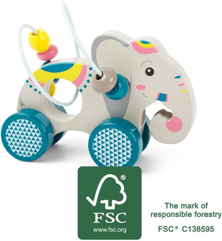 Słoń do pchania z pętlą FSC