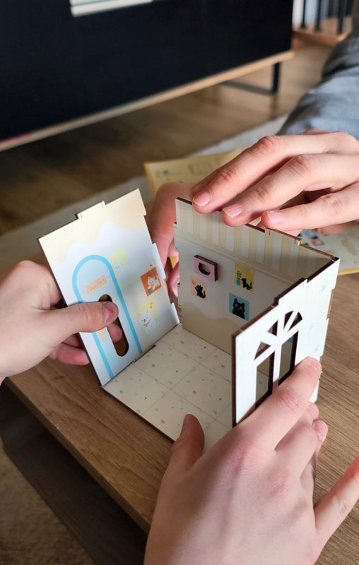 Pokój dla zwierzaków miniatura do samodzielnego składania