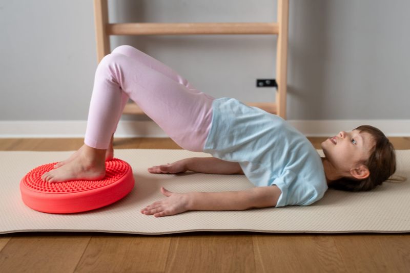 TULLO fizjo Poduszka sensoryczna średnica 30cm czerwona