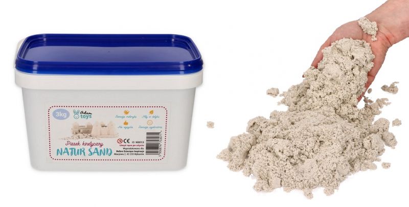 Polski Piasek kinetyczny 3 kg NaturSand Adam Toys