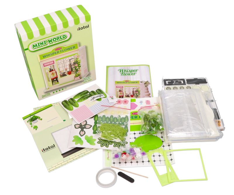 Mini Kwiaciarnia diorama do złożenia DIY