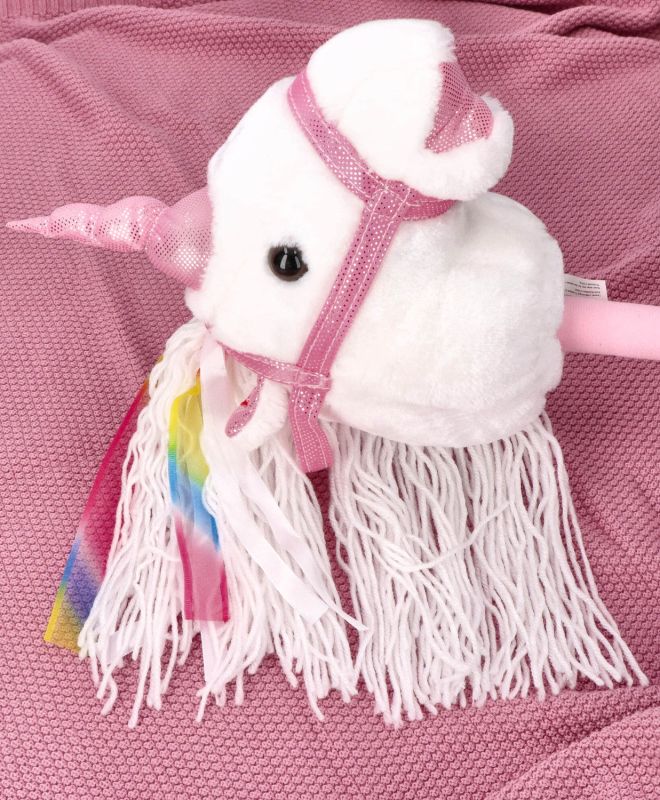 Jednorożec na patyku Bianco Hobby Horse